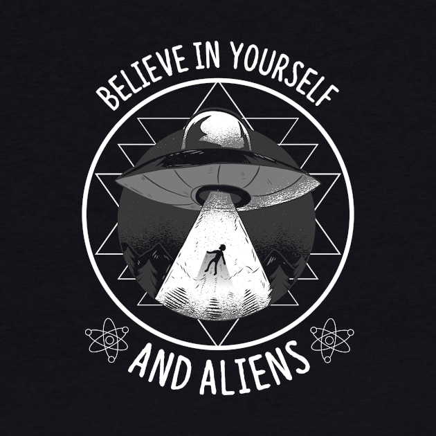 Believe In Yourself And Aliens Ufo Aesthetic by wbdesignz